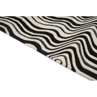 Alfombra DRAFT BLACK (Colección Hecha a Mano)